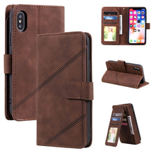 Load image into Gallery viewer, Skin Feel Business Horizontal Flip PU Leather Case with Holder &amp; Multi-Card Slots &amp; Wallet &amp; Lanyard &amp; Photo Frame, For iPhone 11, For iPhone 11 Pro, For iPhone 11 Pro Max, For iPhone 12 mini, For iPhone 12 / 12 Pro, For iPhone 12 Pro Max              ...