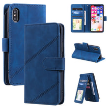 Load image into Gallery viewer, Skin Feel Business Horizontal Flip PU Leather Case with Holder &amp; Multi-Card Slots &amp; Wallet &amp; Lanyard &amp; Photo Frame, For iPhone 11, For iPhone 11 Pro, For iPhone 11 Pro Max, For iPhone 12 mini, For iPhone 12 / 12 Pro, For iPhone 12 Pro Max              ...