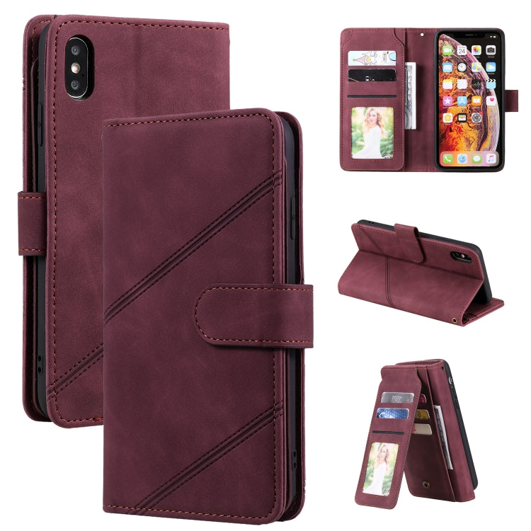 Skin Feel Business Horizontal Flip PU Leather Case with Holder & Multi-Card Slots & Wallet & Lanyard & Photo Frame, For iPhone 11, For iPhone 11 Pro, For iPhone 11 Pro Max, For iPhone 12 mini, For iPhone 12 / 12 Pro, For iPhone 12 Pro Max              ...
