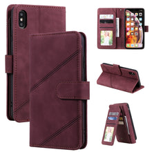 Load image into Gallery viewer, Skin Feel Business Horizontal Flip PU Leather Case with Holder &amp; Multi-Card Slots &amp; Wallet &amp; Lanyard &amp; Photo Frame, For iPhone 11, For iPhone 11 Pro, For iPhone 11 Pro Max, For iPhone 12 mini, For iPhone 12 / 12 Pro, For iPhone 12 Pro Max              ...