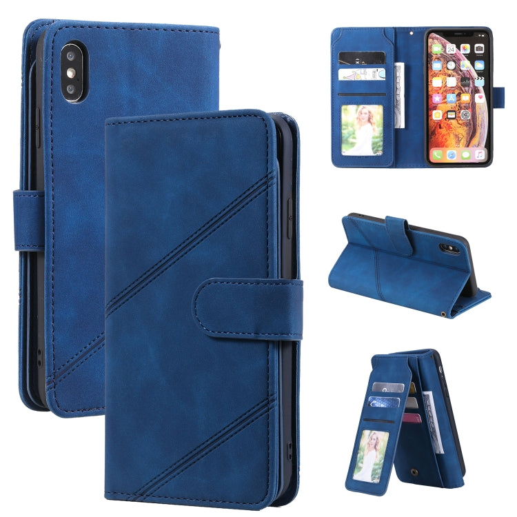 Skin Feel Business Horizontal Flip PU Leather Case with Holder & Multi-Card Slots & Wallet & Lanyard & Photo Frame, For iPhone 11, For iPhone 11 Pro, For iPhone 11 Pro Max, For iPhone 12 mini, For iPhone 12 / 12 Pro, For iPhone 12 Pro Max              ...