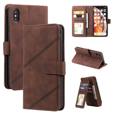 Load image into Gallery viewer, Skin Feel Business Horizontal Flip PU Leather Case with Holder &amp; Multi-Card Slots &amp; Wallet &amp; Lanyard &amp; Photo Frame, For iPhone 11, For iPhone 11 Pro, For iPhone 11 Pro Max, For iPhone 12 mini, For iPhone 12 / 12 Pro, For iPhone 12 Pro Max              ...