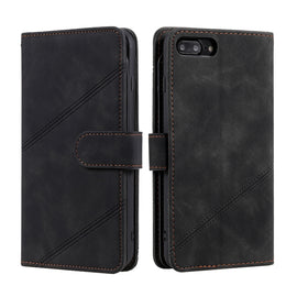 Skin Feel Business Horizontal Flip PU Leather Case with Holder & Multi-Card Slots & Wallet & Lanyard & Photo Frame, For iPhone 8 Plus / 7 Plus, For iPhone SE 2022 / SE 2020 / 8 / 7