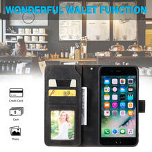 Load image into Gallery viewer, Skin Feel Business Horizontal Flip PU Leather Case with Holder &amp; Multi-Card Slots &amp; Wallet &amp; Lanyard &amp; Photo Frame, For iPhone 8 Plus / 7 Plus, For iPhone SE 2022 / SE 2020 / 8 / 7