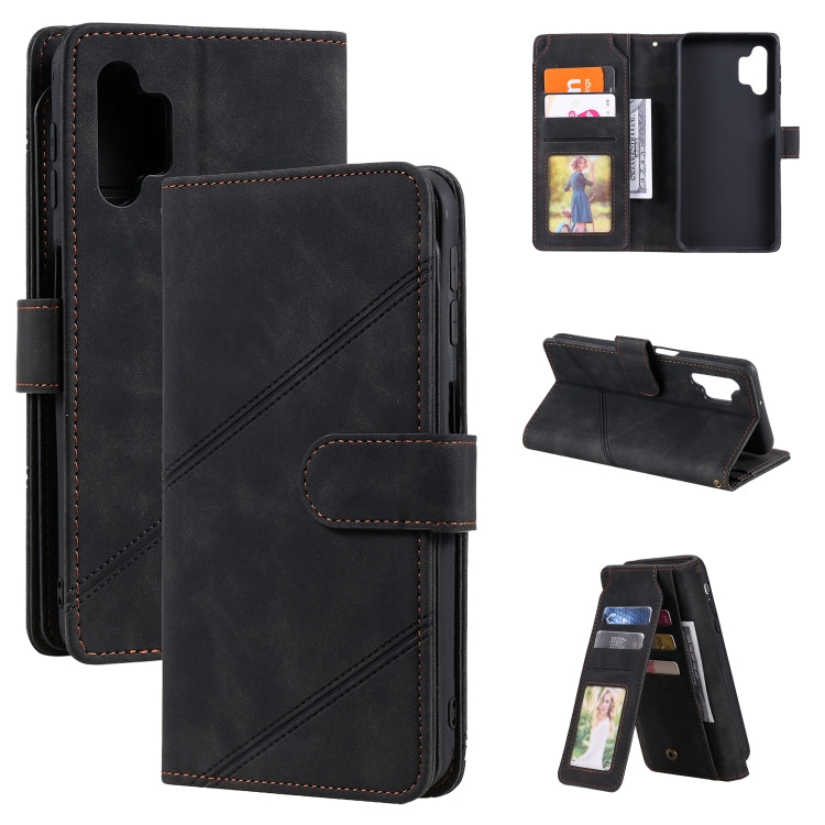 Skin Feel Business Horizontal Flip PU Leather Case with Holder & Multi-Card Slots & Wallet & Lanyard & Photo Frame, For Samsung Galaxy A32 5G, For Samsung Galaxy A42 5G, For Xiaomi Redmi Note 9