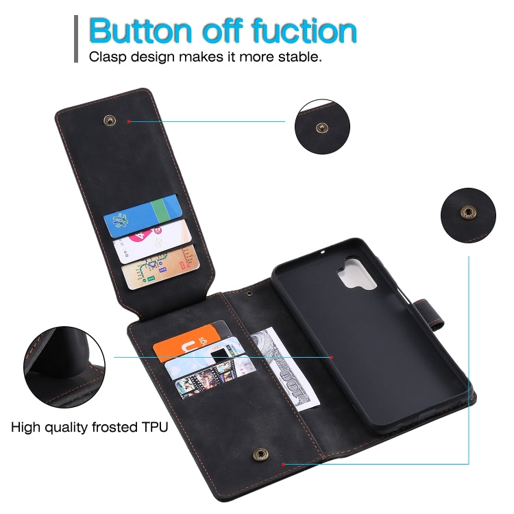 Skin Feel Business Horizontal Flip PU Leather Case with Holder & Multi-Card Slots & Wallet & Lanyard & Photo Frame, For Samsung Galaxy A32 5G, For Samsung Galaxy A42 5G, For Xiaomi Redmi Note 9