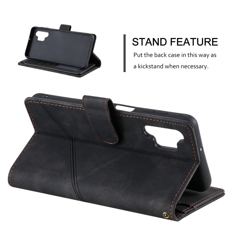 Skin Feel Business Horizontal Flip PU Leather Case with Holder & Multi-Card Slots & Wallet & Lanyard & Photo Frame, For Samsung Galaxy A32 5G, For Samsung Galaxy A42 5G, For Xiaomi Redmi Note 9