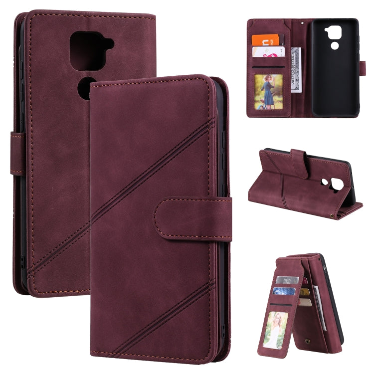 Skin Feel Business Horizontal Flip PU Leather Case with Holder & Multi-Card Slots & Wallet & Lanyard & Photo Frame, For Samsung Galaxy A32 5G, For Samsung Galaxy A42 5G, For Xiaomi Redmi Note 9