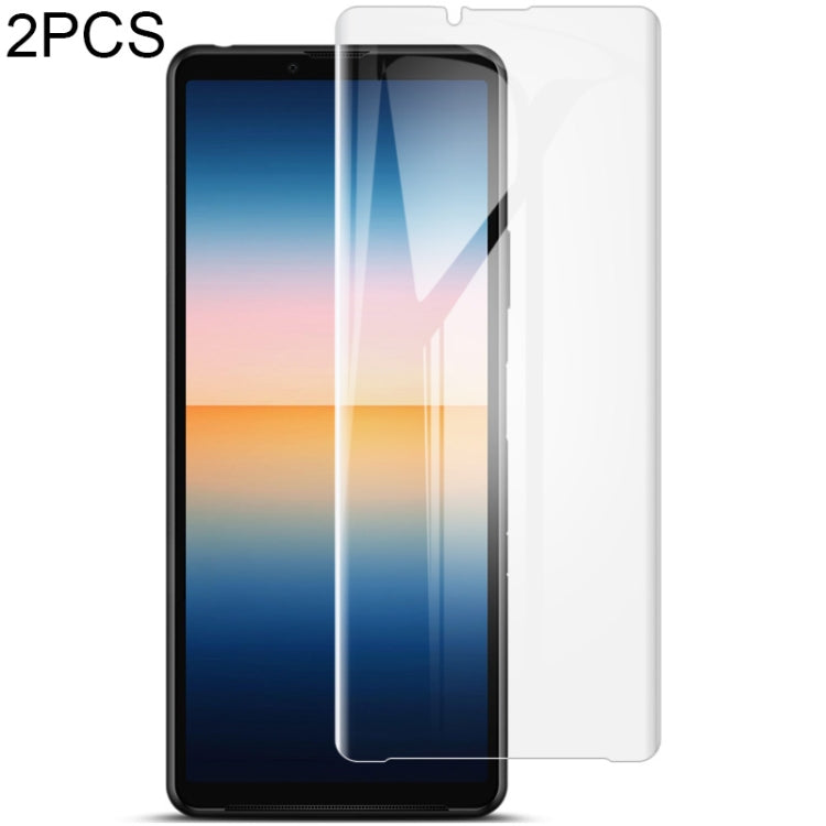 2 PCS IMAK Curved Full Screen Hydrogel Film Front Protector, For Samsung Galaxy A52 5G / 4G, For Samsung Galaxy A72 5G / 4G, For Sony Xperia 10 III