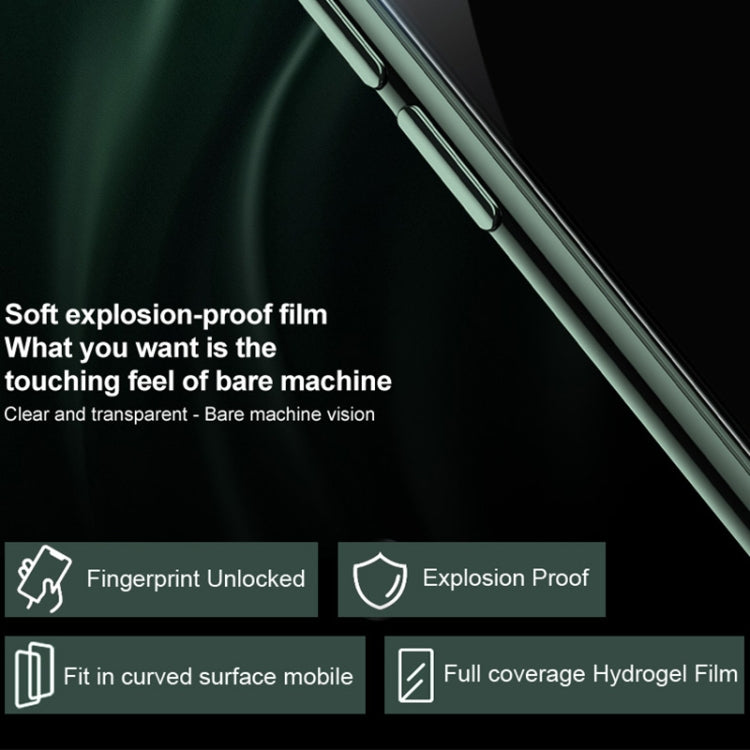2 PCS IMAK 0.15mm Curved Full Screen Protector Hydrogel Film Back Protector, For Samsung Galaxy A52 5G / 4G, For Sony Xperia 10 III