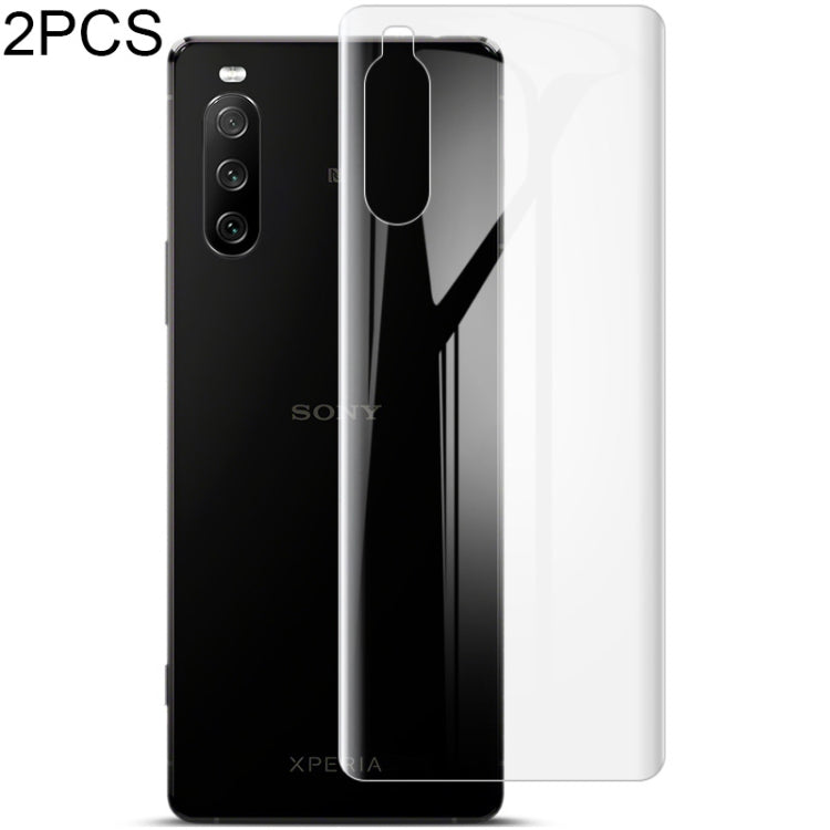 2 PCS IMAK 0.15mm Curved Full Screen Protector Hydrogel Film Back Protector, For Samsung Galaxy A52 5G / 4G, For Sony Xperia 10 III