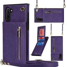 Load image into Gallery viewer, Cross-body Zipper Square TPU+PU Back Cover Case with Holder &amp; Card Slots &amp; Wallet &amp; Strap, For Samsung Galaxy S21 5G, For Samsung Galaxy S21+ 5G, For Samsung Galaxy S21 Ultra 5G, For Samsung Galaxy S20, For Samsung Galaxy S20+                          ...