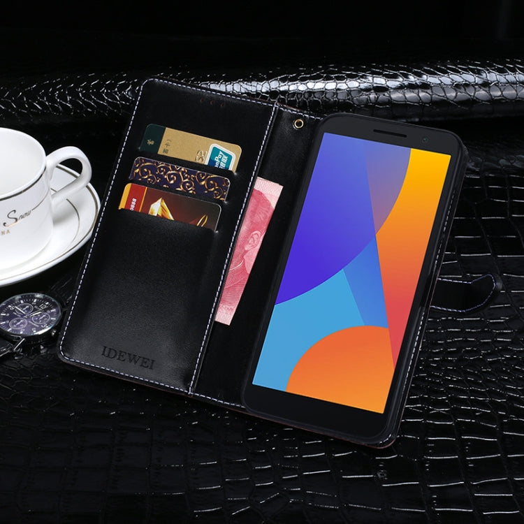 idewei Crocodile Texture Horizontal Flip Leather Case with Holder & Card Slots & Wallet, For Alcatel 1 2021, For Motorola Moto G Stylus 5G, For Nokia C01 Plus, For OPPO A16, For Samsung Galaxy M32, For Xiaomi Poco F3 GT