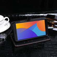 Load image into Gallery viewer, idewei Crocodile Texture Horizontal Flip Leather Case with Holder &amp; Card Slots &amp; Wallet, For Alcatel 1 2021, For Motorola Moto G Stylus 5G, For Nokia C01 Plus, For OPPO A16, For Samsung Galaxy M32, For Xiaomi Poco F3 GT