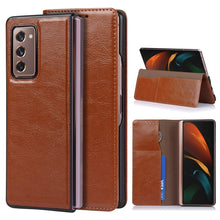 Load image into Gallery viewer, 2 In 1 Crazy Horse Texture Split Horizontal Flip Leather Case with Holder &amp; Card Slot, For Samsung Galaxy Z Fold2 5G