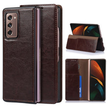 Load image into Gallery viewer, 2 In 1 Crazy Horse Texture Split Horizontal Flip Leather Case with Holder &amp; Card Slot, For Samsung Galaxy Z Fold2 5G