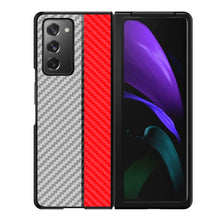 Load image into Gallery viewer, Carbon Fiber Texture Color Matching Protective Case, For Samsung Galaxy Z Fold2 5G