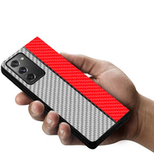 Load image into Gallery viewer, Carbon Fiber Texture Color Matching Protective Case, For Samsung Galaxy Z Fold2 5G
