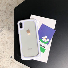 Load image into Gallery viewer, Candy-Colored TPU Transparent Shockproof Case, For iPhone XR