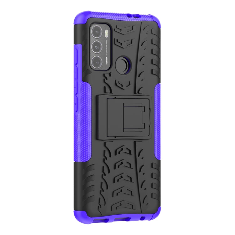 Tire Texture Shockproof TPU+PC Protective Case with Holder, For Motorola Moto G60, For Sony Xperia 5 III, For Sony Xperia 10 III, For Xiaomi Redmi K40 Gaming