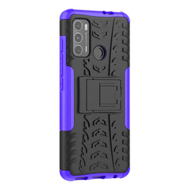 Tire Texture Shockproof TPU+PC Protective Case with Holder, For Motorola Moto G60, For Sony Xperia 5 III, For Sony Xperia 10 III, For Xiaomi Redmi K40 Gaming