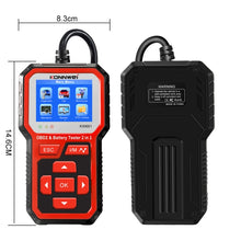 Load image into Gallery viewer, KONNWEI KW681 Car 2.4 inch TFT Screen OBD Fault Diagnosis + 6V-12V Battery Tester Support 9 Languages, KW681
