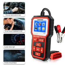 Load image into Gallery viewer, KONNWEI KW681 Car 2.4 inch TFT Screen OBD Fault Diagnosis + 6V-12V Battery Tester Support 9 Languages, KW681