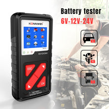 Load image into Gallery viewer, KONNWEI KW710 Car 3.2 inch 6V-24V Lead-acid Battery Tester Support 13 Languages, KW710