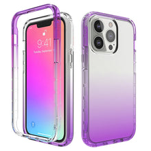 Load image into Gallery viewer, Shockproof High Transparency Two-color Gradual Change PC+TPU Candy Colors Protective Case, For iPhone 13 Pro