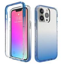 Load image into Gallery viewer, Shockproof High Transparency Two-color Gradual Change PC+TPU Candy Colors Protective Case, For iPhone 13 Pro