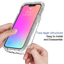 Load image into Gallery viewer, Shockproof High Transparency Two-color Gradual Change PC+TPU Candy Colors Protective Case, For iPhone 13 Pro