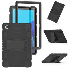 Load image into Gallery viewer, 3-Layer Protection Screen Frame + PC + Silicone Shockproof Combination Case with Holder, For Samsung Galaxy Tab A7 T500, For Samsung Galaxy Tab A8.4 2020 T307, For Samsung Galaxy Tab A8.0 2019 T290