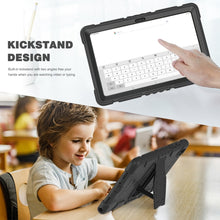 Load image into Gallery viewer, 3-Layer Protection Screen Frame + PC + Silicone Shockproof Combination Case with Holder, For Samsung Galaxy Tab A7 T500, For Samsung Galaxy Tab A8.4 2020 T307, For Samsung Galaxy Tab A8.0 2019 T290