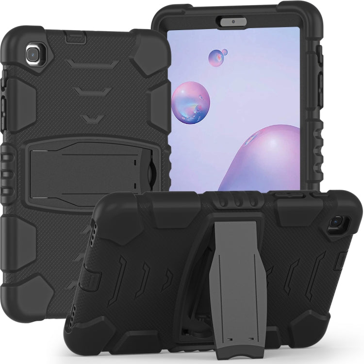 3-Layer Protection Screen Frame + PC + Silicone Shockproof Combination Case with Holder, For Samsung Galaxy Tab A7 T500, For Samsung Galaxy Tab A8.4 2020 T307, For Samsung Galaxy Tab A8.0 2019 T290