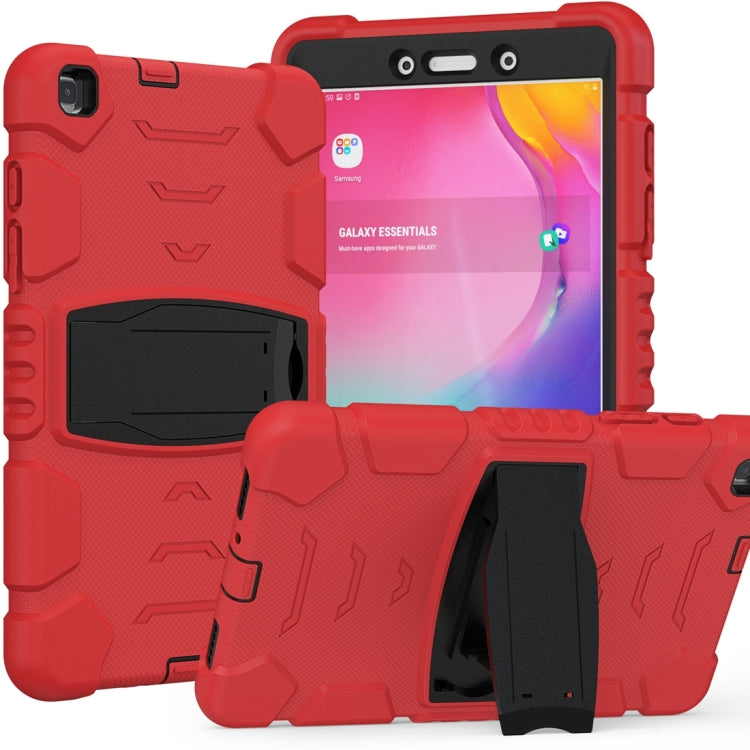 3-Layer Protection Screen Frame + PC + Silicone Shockproof Combination Case with Holder, For Samsung Galaxy Tab A7 T500, For Samsung Galaxy Tab A8.4 2020 T307, For Samsung Galaxy Tab A8.0 2019 T290
