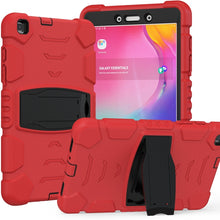 Load image into Gallery viewer, 3-Layer Protection Screen Frame + PC + Silicone Shockproof Combination Case with Holder, For Samsung Galaxy Tab A7 T500, For Samsung Galaxy Tab A8.4 2020 T307, For Samsung Galaxy Tab A8.0 2019 T290