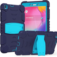Load image into Gallery viewer, 3-Layer Protection Screen Frame + PC + Silicone Shockproof Combination Case with Holder, For Samsung Galaxy Tab A7 T500, For Samsung Galaxy Tab A8.4 2020 T307, For Samsung Galaxy Tab A8.0 2019 T290