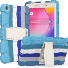Load image into Gallery viewer, 3-Layer Protection Screen Frame + PC + Silicone Shockproof Combination Case with Holder, For Samsung Galaxy Tab A7 T500, For Samsung Galaxy Tab A8.4 2020 T307, For Samsung Galaxy Tab A8.0 2019 T290