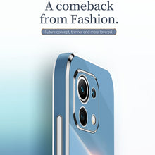 Load image into Gallery viewer, XINLI Straight Edge 6D Electroplate TPU Phone Case, For Xiaomi Mi 11 Lite