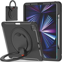 Load image into Gallery viewer, Shockproof TPU + PC Protective Case with 360 Degree Rotation Foldable Handle Grip Holder &amp; Pen Slot, For iPad Pro 12.9 2022 / 2021