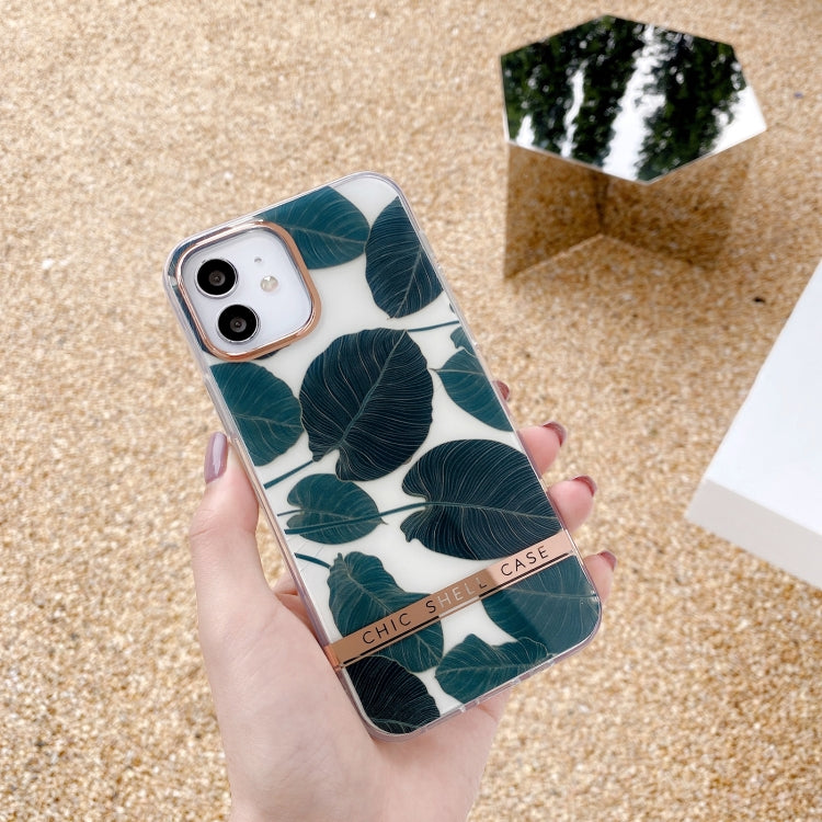 High Translucent Electroplating Flower Pattern TPU + PC Shockproof Case, For iPhone 12 mini, For iPhone 12 / 12 Pro, For iPhone 12 Pro Max, For iPhone 11, For iPhone 11 Pro, For iPhone 11 Pro Max