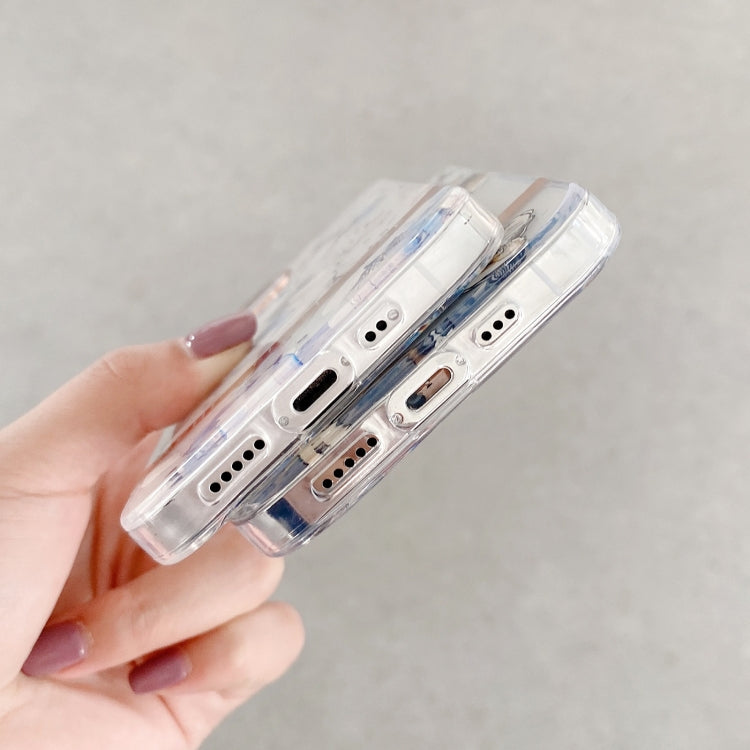 High Translucent Electroplating Flower Pattern TPU + PC Shockproof Case, For iPhone 12 mini, For iPhone 12 / 12 Pro, For iPhone 12 Pro Max, For iPhone 11, For iPhone 11 Pro, For iPhone 11 Pro Max