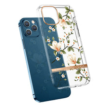 Load image into Gallery viewer, High Translucent Electroplating Flower Pattern TPU + PC Shockproof Case, For iPhone 11 Pro, For iPhone 12 Pro Max, For iPhone 11, For iPhone 11 Pro Max