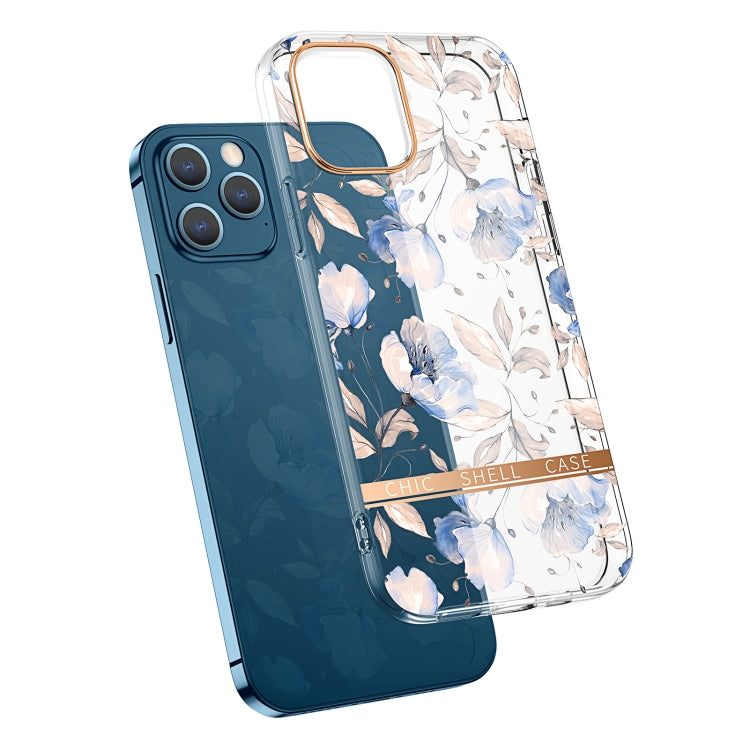 High Translucent Electroplating Flower Pattern TPU + PC Shockproof Case, For iPhone 12 mini, For iPhone 12 / 12 Pro, For iPhone 12 Pro Max, For iPhone 11, For iPhone 11 Pro, For iPhone 11 Pro Max
