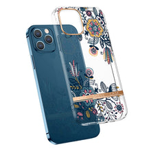 Load image into Gallery viewer, High Translucent Electroplating Flower Pattern TPU + PC Shockproof Case, For iPhone 12 mini, For iPhone 12 / 12 Pro, For iPhone 12 Pro Max, For iPhone 11, For iPhone 11 Pro, For iPhone 11 Pro Max