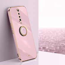 Load image into Gallery viewer, XINLI Straight Edge 6D Electroplate TPU Phone Case with Ring Holder, For Xiaomi Redmi K30, For Xiaomi Redmi K40, For Xiaomi Redmi Note 8 Pro, For Xiaomi Redmi Note 9 4G, For Xiaomi Redmi Note 9 5G, For Xiaomi Redmi Note 9S, For Xiaomi Mi 8