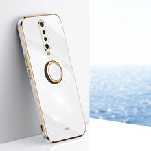 Load image into Gallery viewer, XINLI Straight Edge 6D Electroplate TPU Phone Case with Ring Holder, For Xiaomi Redmi K30, For Xiaomi Redmi K40, For Xiaomi Redmi Note 8 Pro, For Xiaomi Redmi Note 9 4G, For Xiaomi Redmi Note 9 5G, For Xiaomi Redmi Note 9S, For Xiaomi Mi 8