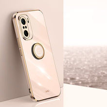 Load image into Gallery viewer, XINLI Straight Edge 6D Electroplate TPU Phone Case with Ring Holder, For Xiaomi Redmi K30, For Xiaomi Redmi K40, For Xiaomi Redmi Note 8 Pro, For Xiaomi Redmi Note 9 4G, For Xiaomi Redmi Note 9 5G, For Xiaomi Redmi Note 9S, For Xiaomi Mi 8