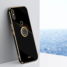 Load image into Gallery viewer, XINLI Straight Edge 6D Electroplate TPU Phone Case with Ring Holder, For Xiaomi Redmi K30, For Xiaomi Redmi K40, For Xiaomi Redmi Note 8 Pro, For Xiaomi Redmi Note 9 4G, For Xiaomi Redmi Note 9 5G, For Xiaomi Redmi Note 9S, For Xiaomi Mi 8