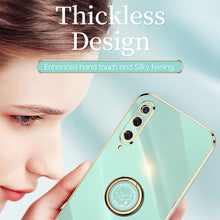 Load image into Gallery viewer, XINLI Straight Edge 6D Electroplate TPU Phone Case with Ring Holder, For Xiaomi Mi 9, For Xiaomi Mi 10 5G, For Xiaomi Mi 10S, For Xiaomi Mi 10T Lite 5G, For Xiaomi Mi 11, For Xiaomi Mi 11 Ultra